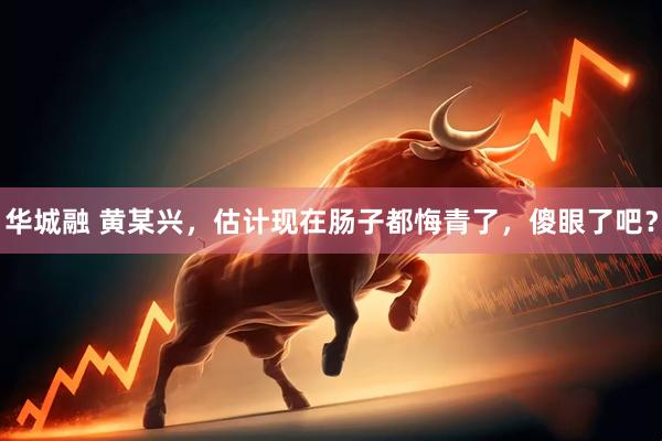 华城融 黄某兴，估计现在肠子都悔青了，傻眼了吧？