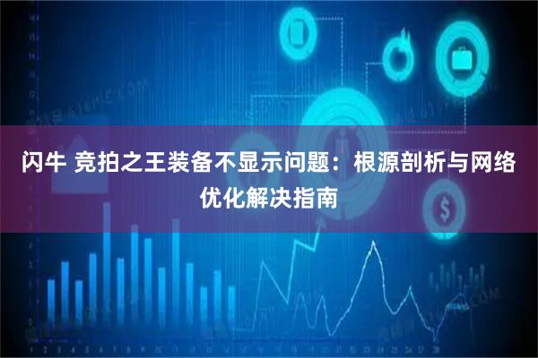 闪牛 竞拍之王装备不显示问题：根源剖析与网络优化解决指南